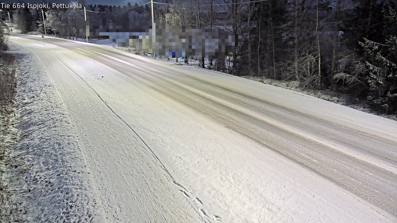 Weather Camera Image Road 664 Isojoki Pettukylä, Isojoki, Etelä-Pohjanmaa