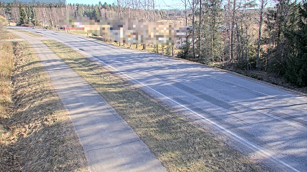 Weather Camera Image Väg 664 Storå Pettukylä, Isojoki, Etelä-Pohjanmaa