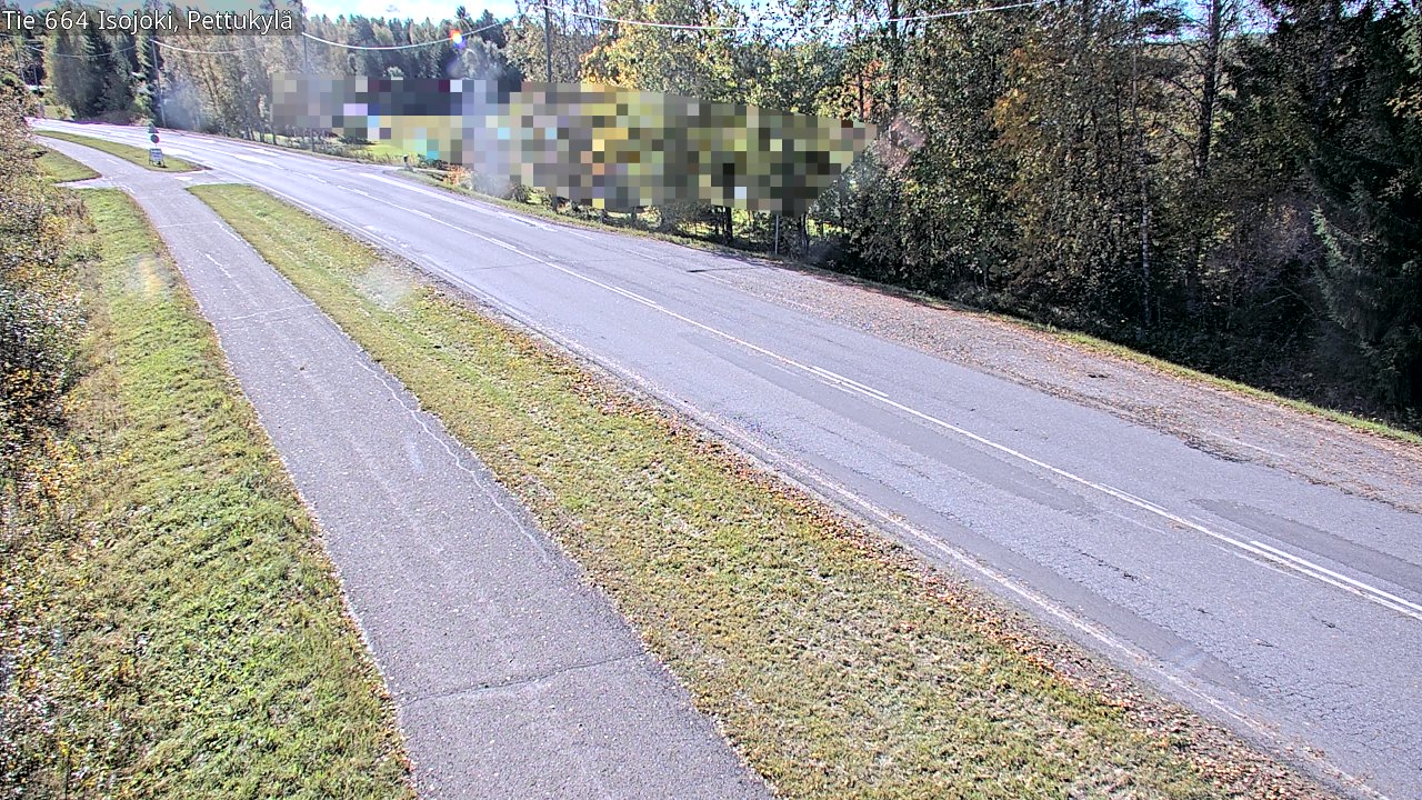 Weather Camera Image Road 664 Isojoki Pettukylä, Isojoki, Etelä-Pohjanmaa