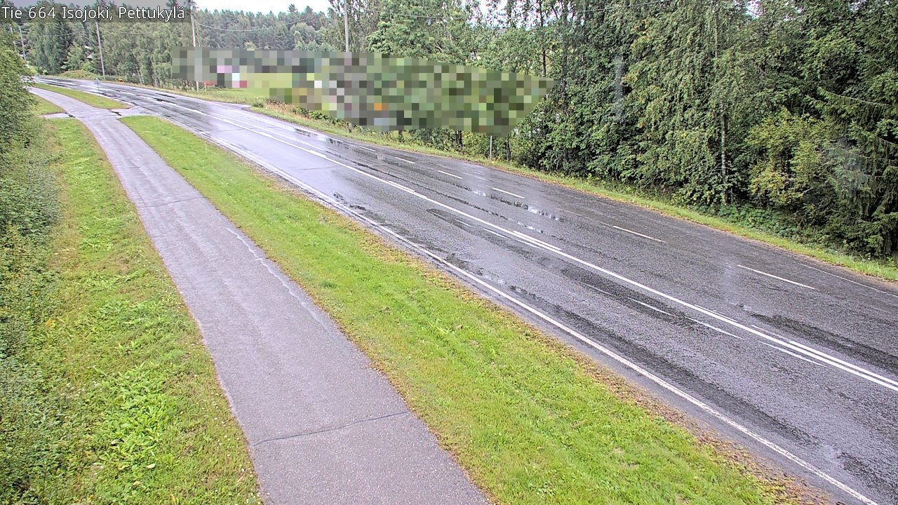 Weather Camera Image Road 664 Isojoki Pettukylä, Isojoki, Etelä-Pohjanmaa