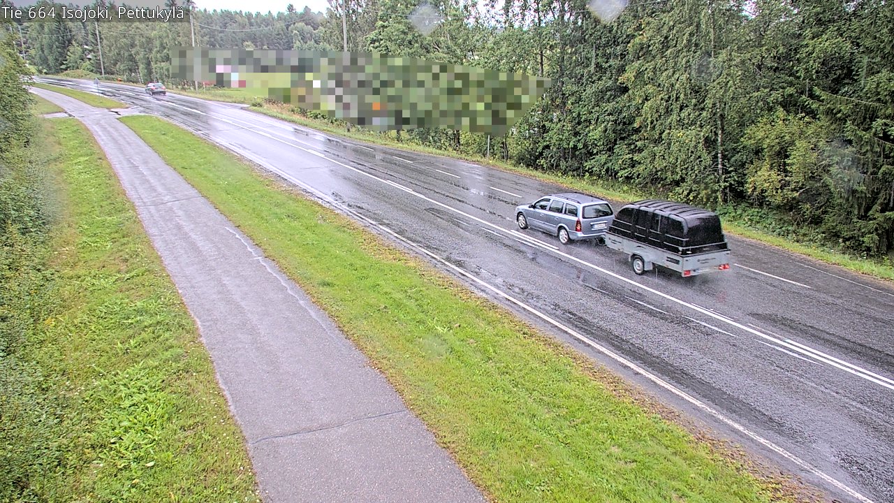 Weather Camera Image Väg 664 Storå Pettukylä, Isojoki, Etelä-Pohjanmaa