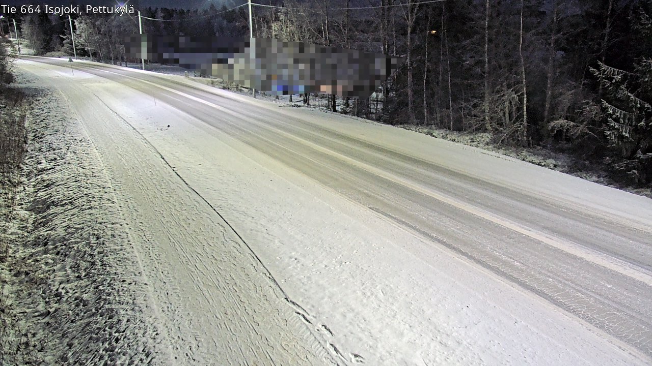 Weather Camera Image Road 664 Isojoki Pettukylä, Isojoki, Etelä-Pohjanmaa