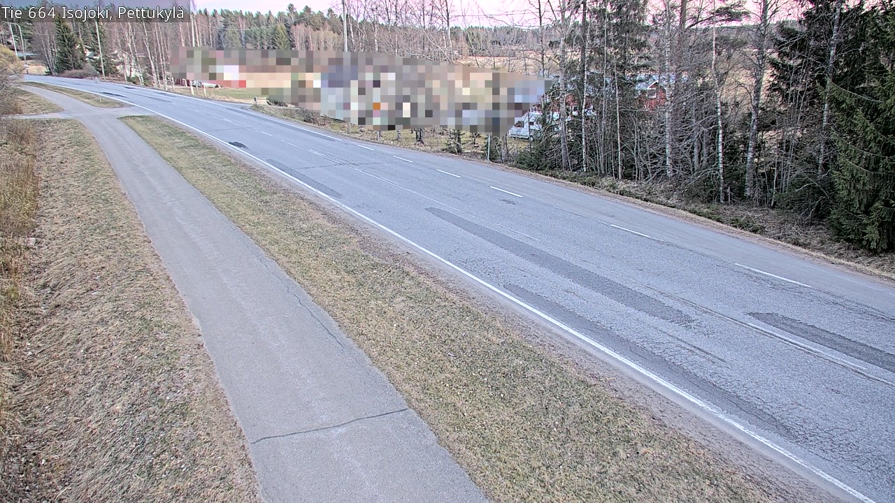 Weather Camera Image Väg 664 Storå Pettukylä, Isojoki, Etelä-Pohjanmaa