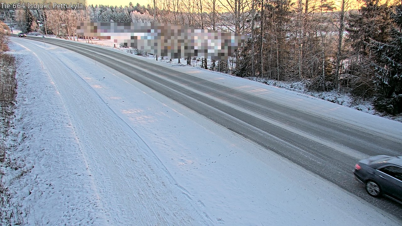 Weather Camera Image Road 664 Isojoki Pettukylä, Isojoki, Etelä-Pohjanmaa