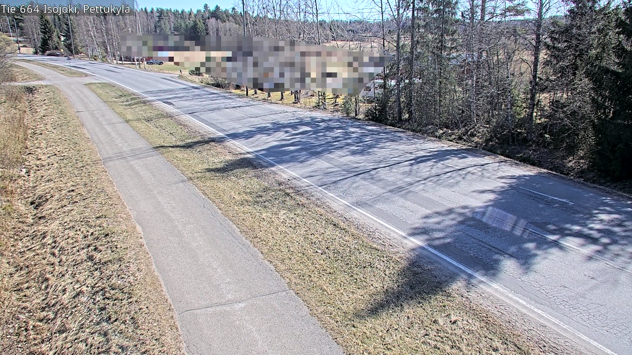Weather Camera Image Väg 664 Storå Pettukylä, Isojoki, Etelä-Pohjanmaa