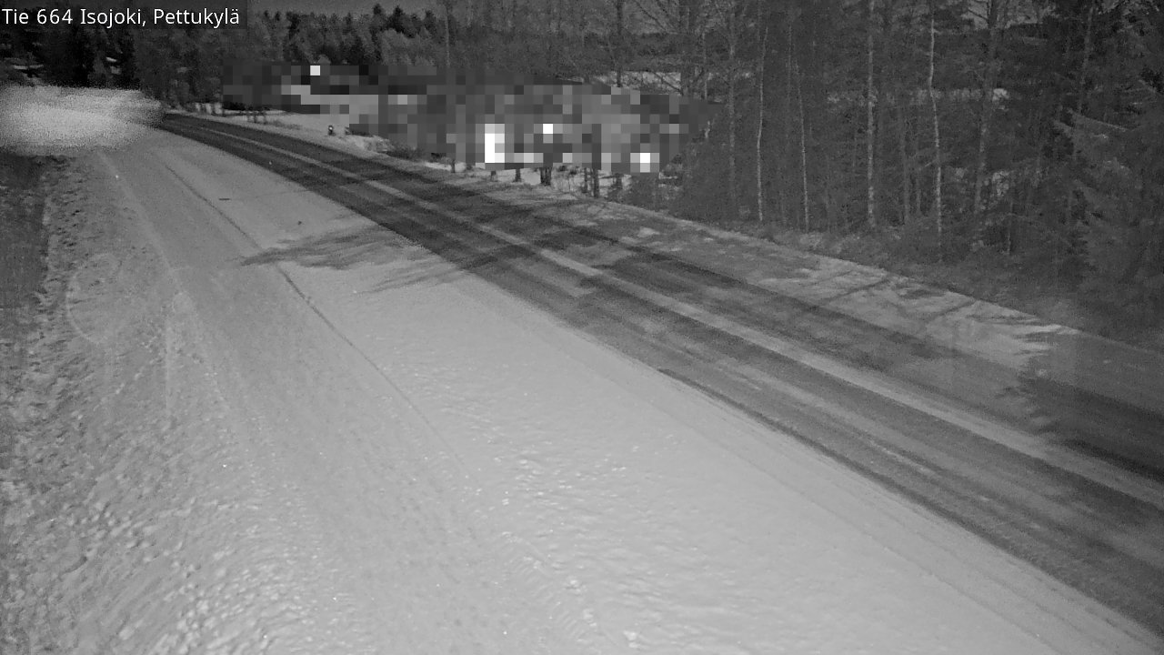 Weather Camera Image Road 664 Isojoki Pettukylä, Isojoki, Etelä-Pohjanmaa