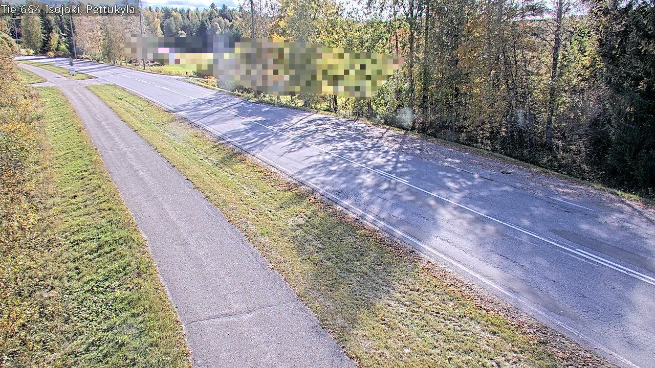 Weather Camera Image Väg 664 Storå Pettukylä, Isojoki, Etelä-Pohjanmaa