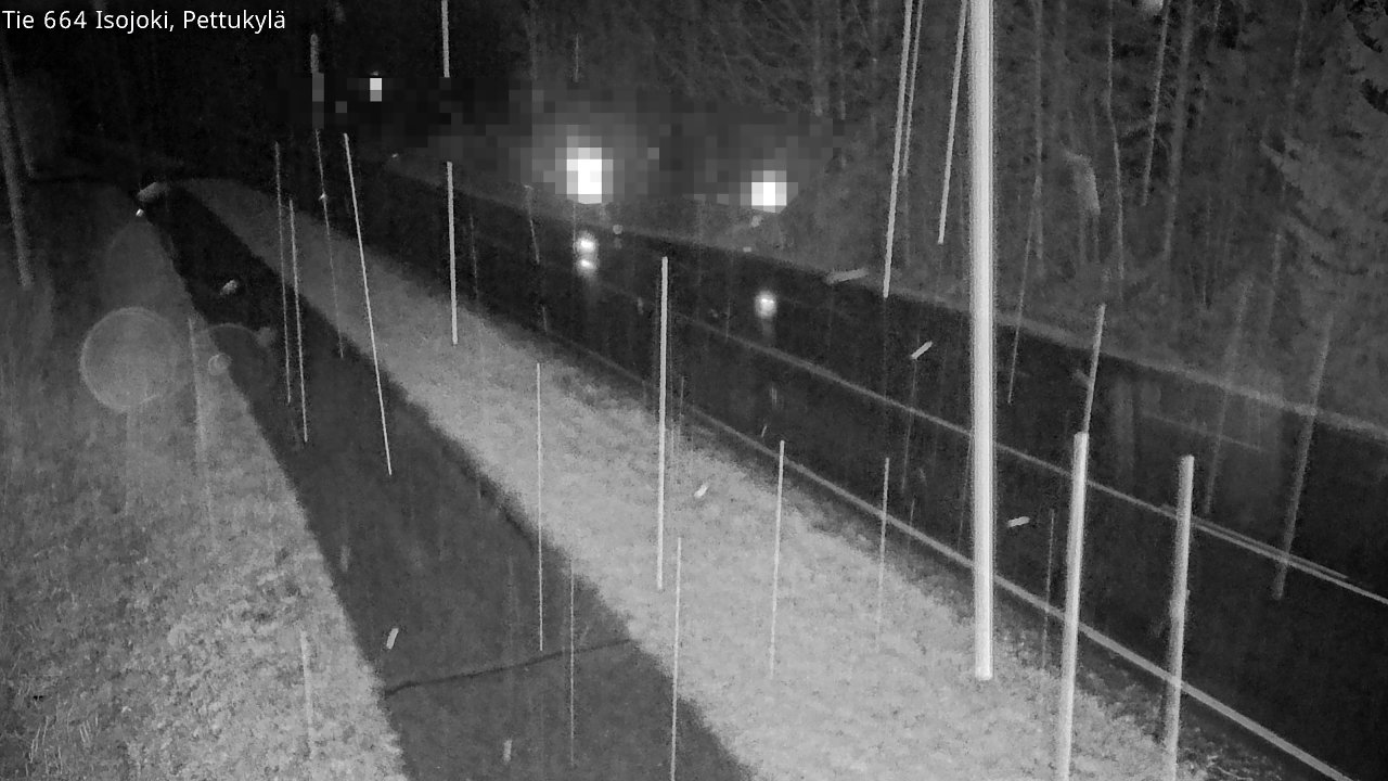 Weather Camera Image Väg 664 Storå Pettukylä, Isojoki, Etelä-Pohjanmaa