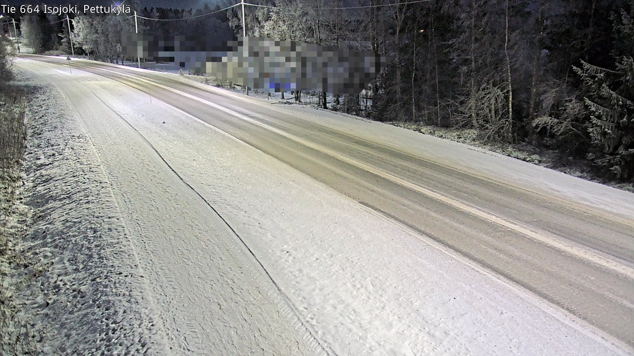Weather Camera Image Väg 664 Storå Pettukylä, Isojoki, Etelä-Pohjanmaa
