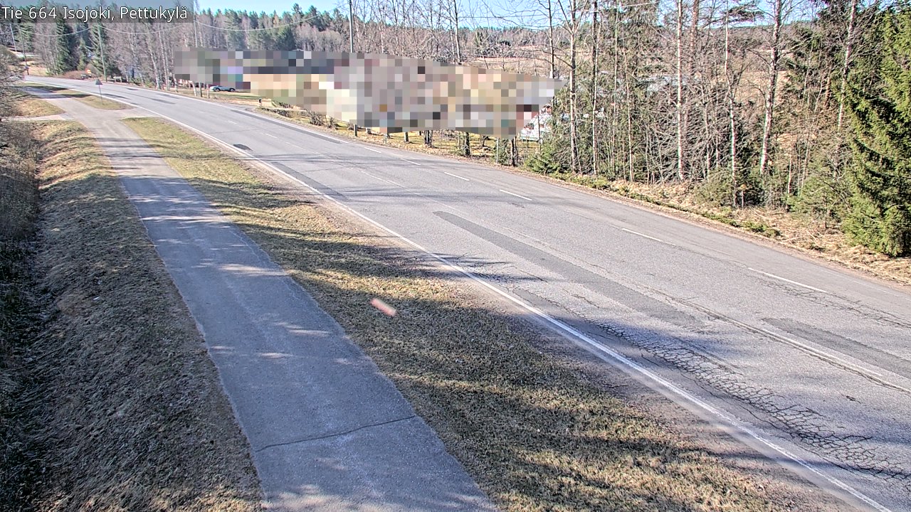 Weather Camera Image Väg 664 Storå Pettukylä, Isojoki, Etelä-Pohjanmaa