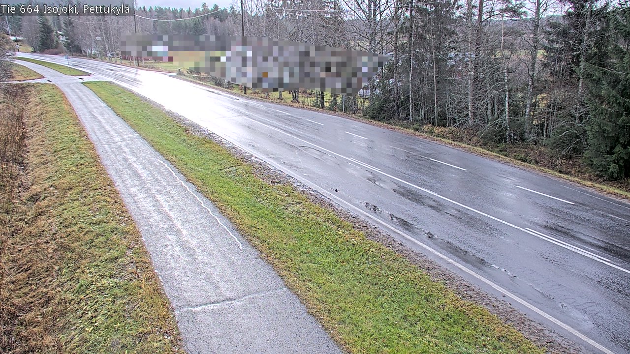 Weather Camera Image Väg 664 Storå Pettukylä, Isojoki, Etelä-Pohjanmaa