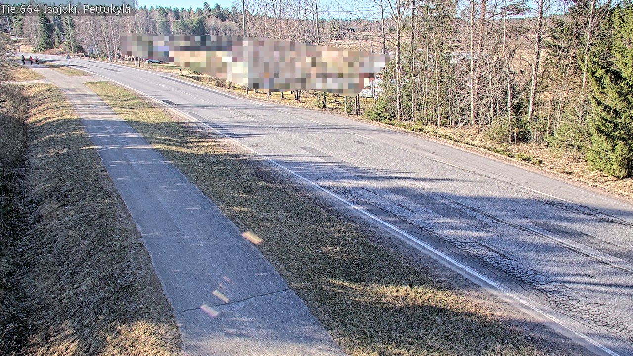 Weather Camera Image Väg 664 Storå Pettukylä, Isojoki, Etelä-Pohjanmaa