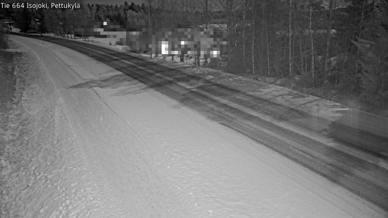 Weather Camera Image Road 664 Isojoki Pettukylä, Isojoki, Etelä-Pohjanmaa