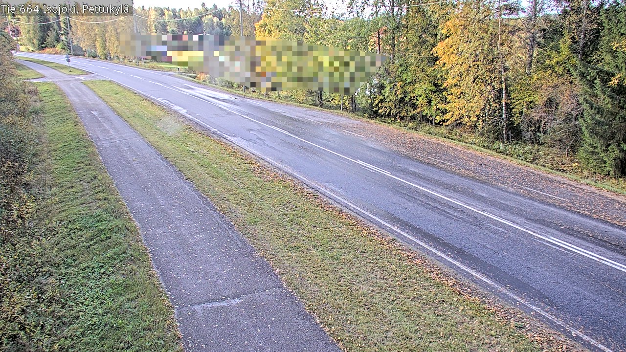 Weather Camera Image Road 664 Isojoki Pettukylä, Isojoki, Etelä-Pohjanmaa
