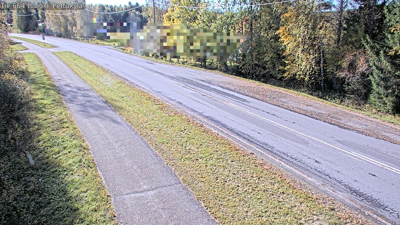 Weather Camera Image Road 664 Isojoki Pettukylä, Isojoki, Etelä-Pohjanmaa
