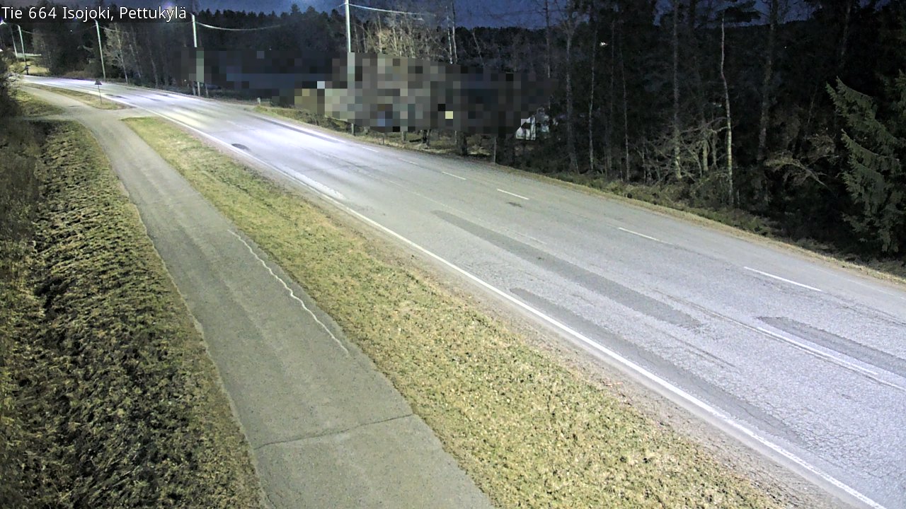 Weather Camera Image Väg 664 Storå Pettukylä, Isojoki, Etelä-Pohjanmaa