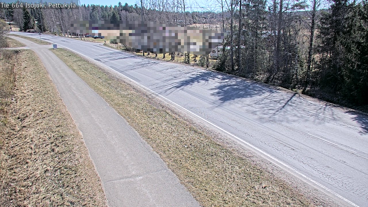 Weather Camera Image Väg 664 Storå Pettukylä, Isojoki, Etelä-Pohjanmaa