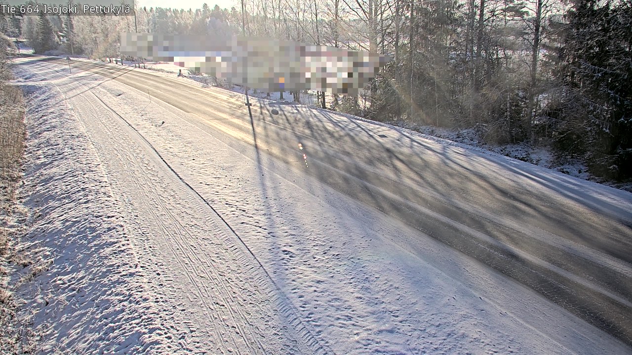 Weather Camera Image Road 664 Isojoki Pettukylä, Isojoki, Etelä-Pohjanmaa