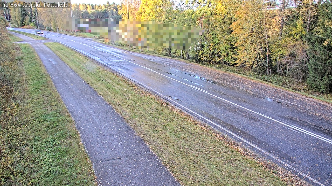 Weather Camera Image Road 664 Isojoki Pettukylä, Isojoki, Etelä-Pohjanmaa