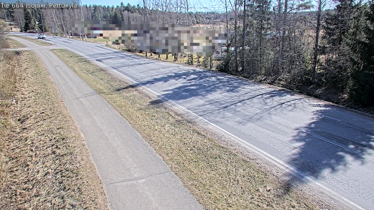 Weather Camera Image Väg 664 Storå Pettukylä, Isojoki, Etelä-Pohjanmaa