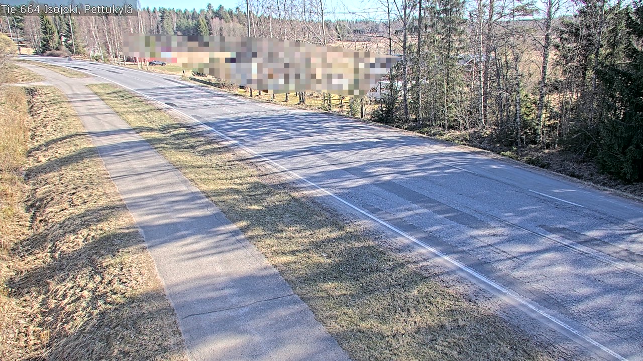 Weather Camera Image Väg 664 Storå Pettukylä, Isojoki, Etelä-Pohjanmaa