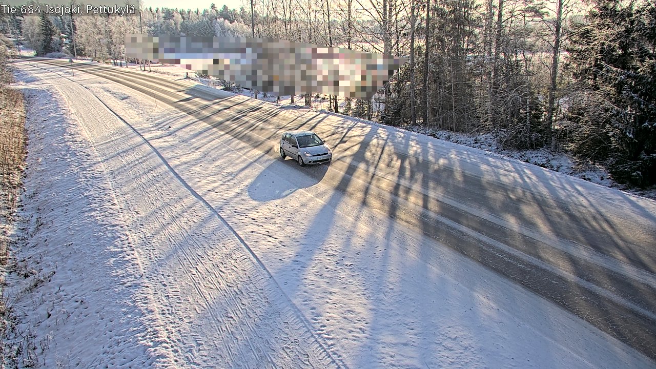 Weather Camera Image Road 664 Isojoki Pettukylä, Isojoki, Etelä-Pohjanmaa