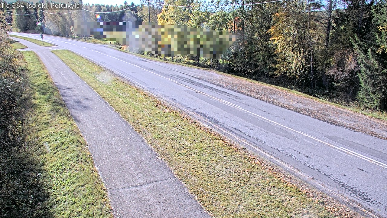 Weather Camera Image Road 664 Isojoki Pettukylä, Isojoki, Etelä-Pohjanmaa