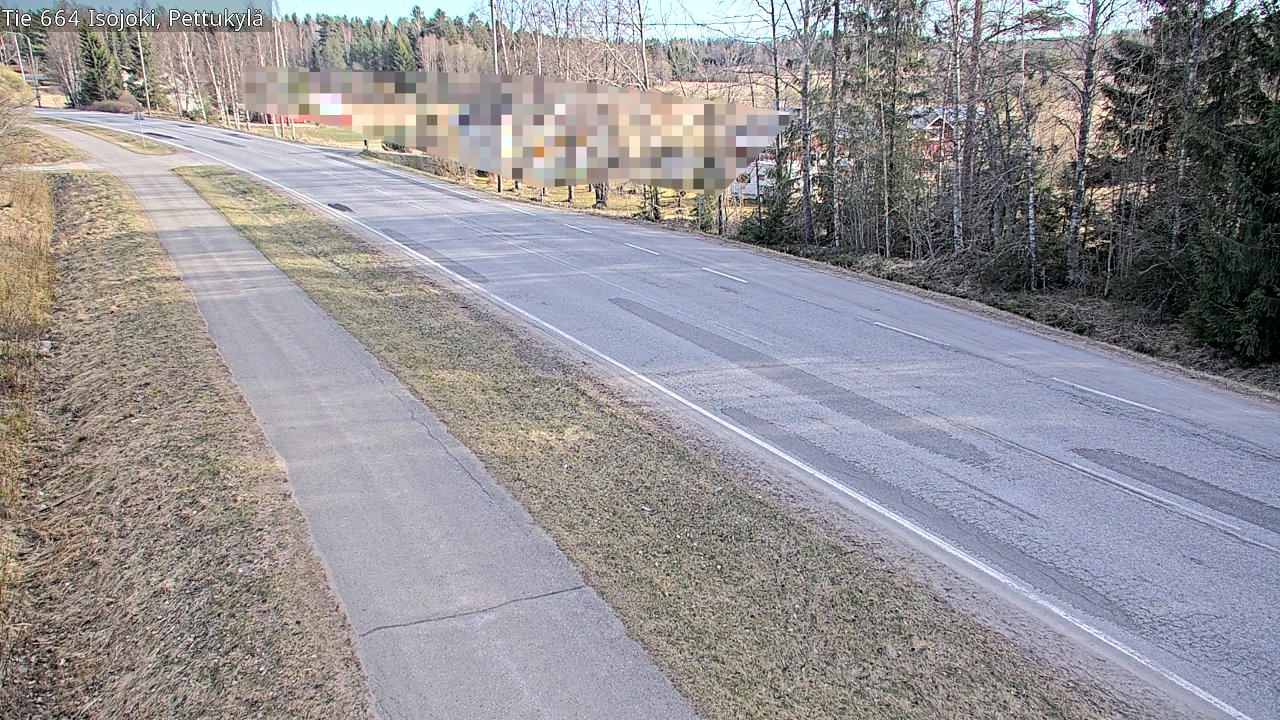 Weather Camera Image Väg 664 Storå Pettukylä, Isojoki, Etelä-Pohjanmaa