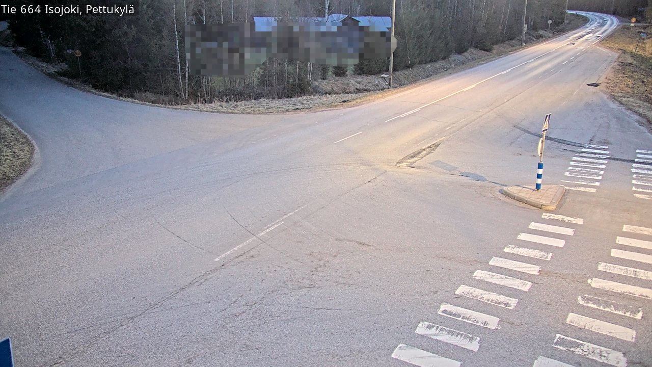 Weather Camera Image Väg 664 Storå Pettukylä, Isojoki, Etelä-Pohjanmaa