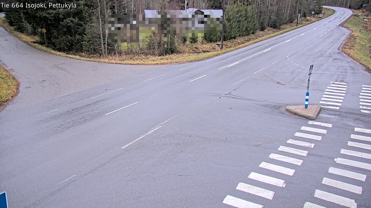 Weather Camera Image Väg 664 Storå Pettukylä, Isojoki, Etelä-Pohjanmaa
