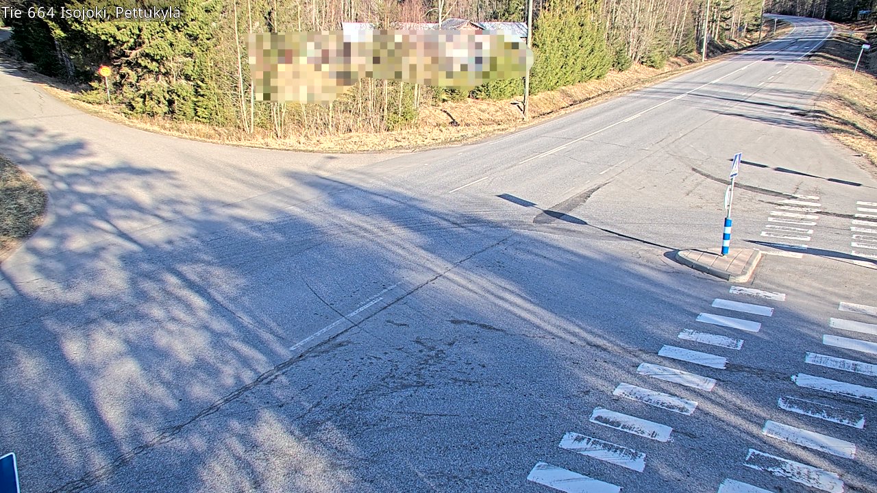 Weather Camera Image Väg 664 Storå Pettukylä, Isojoki, Etelä-Pohjanmaa