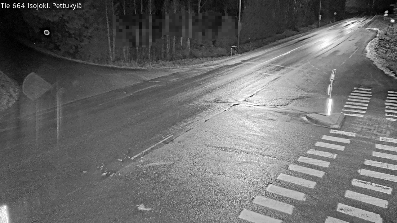 Weather Camera Image Road 664 Isojoki Pettukylä, Isojoki, Etelä-Pohjanmaa