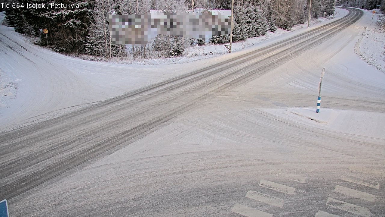 Weather Camera Image Road 664 Isojoki Pettukylä, Isojoki, Etelä-Pohjanmaa