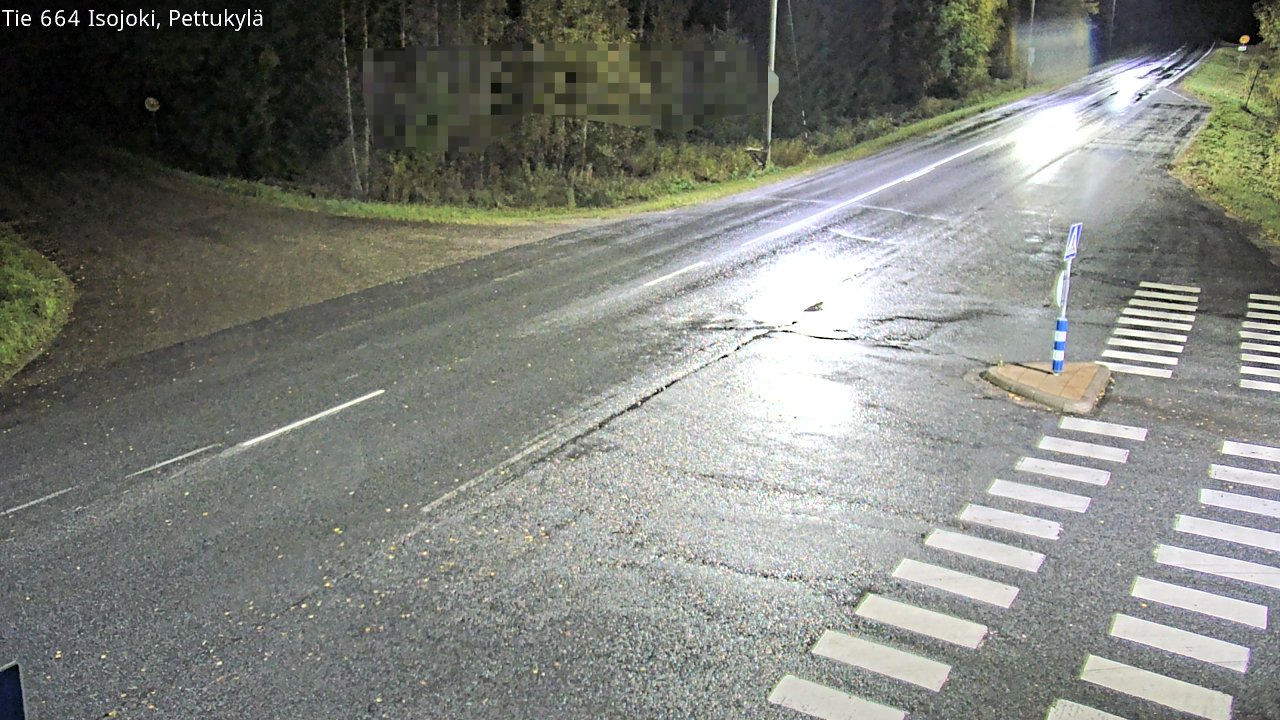 Weather Camera Image Road 664 Isojoki Pettukylä, Isojoki, Etelä-Pohjanmaa