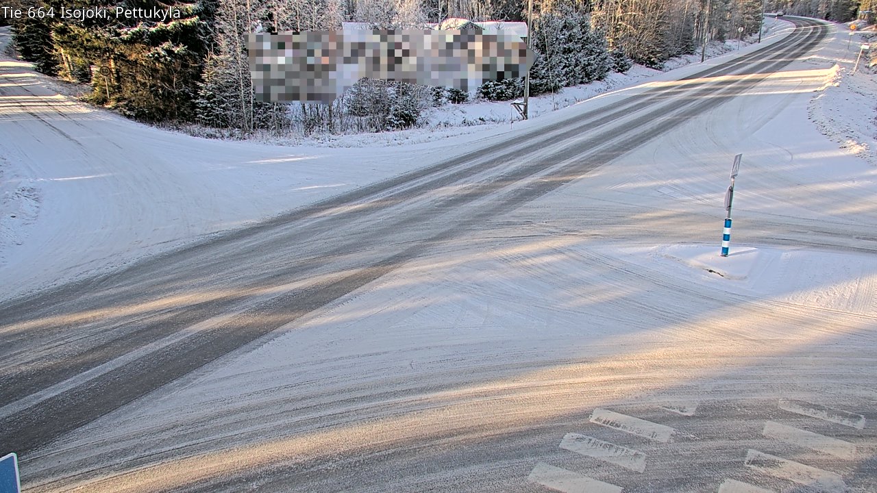 Weather Camera Image Road 664 Isojoki Pettukylä, Isojoki, Etelä-Pohjanmaa