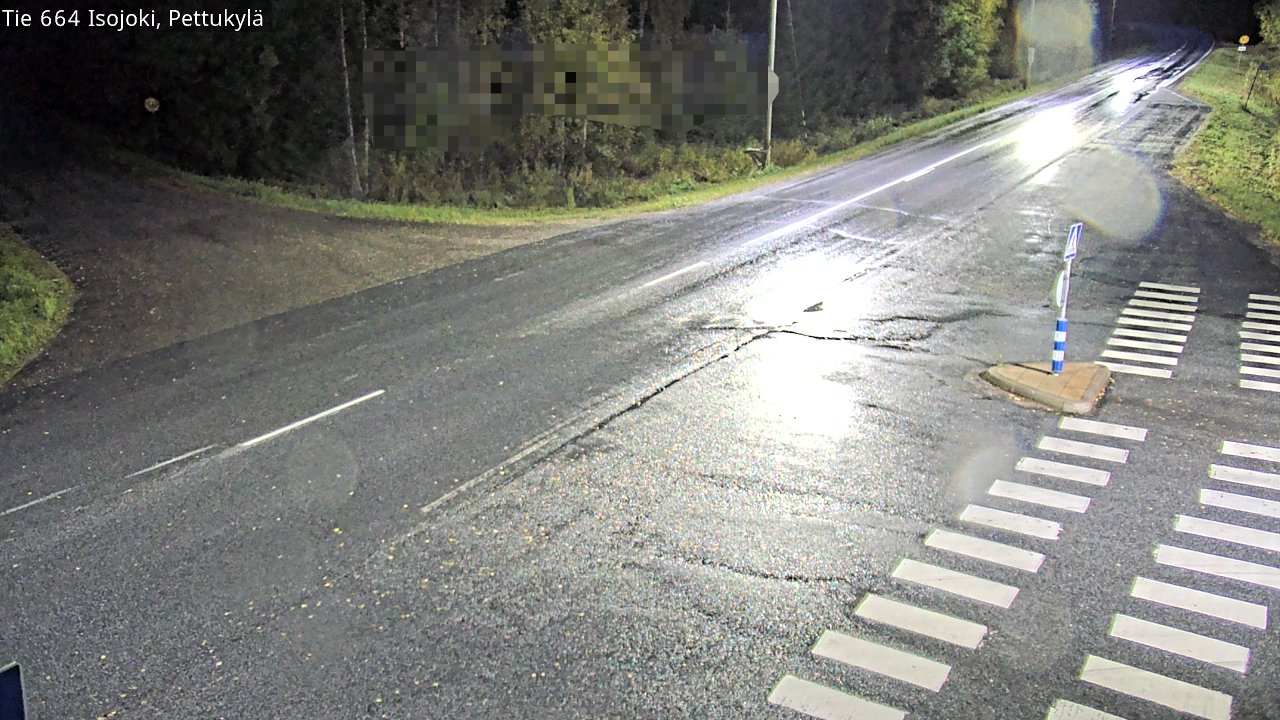 Weather Camera Image Road 664 Isojoki Pettukylä, Isojoki, Etelä-Pohjanmaa