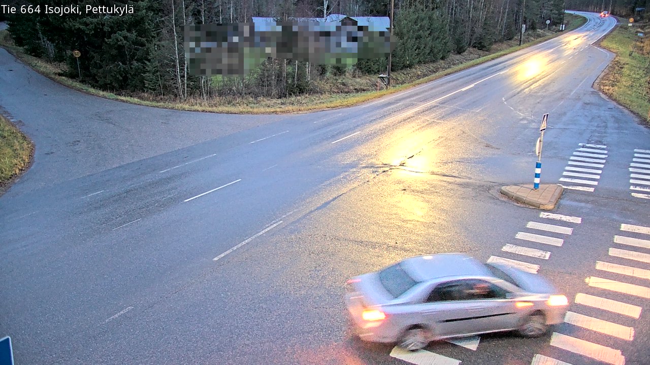 Weather Camera Image Väg 664 Storå Pettukylä, Isojoki, Etelä-Pohjanmaa