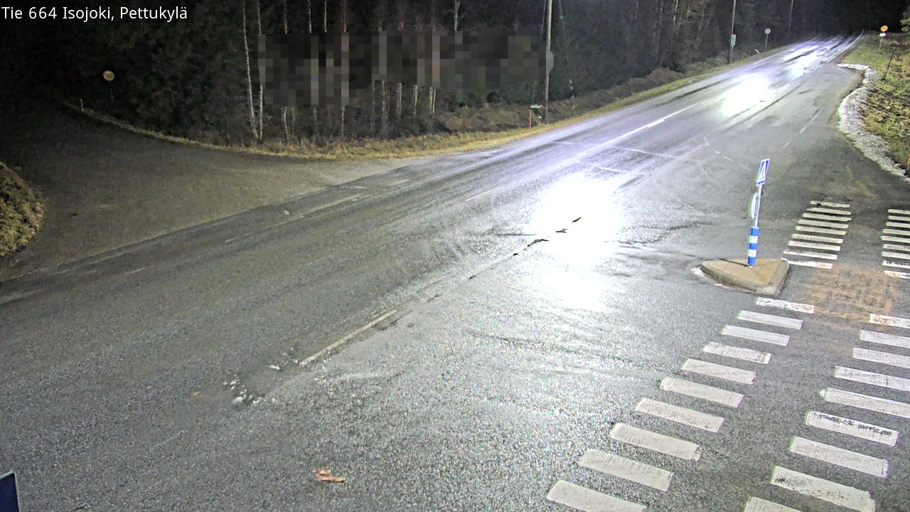Weather Camera Image Road 664 Isojoki Pettukylä, Isojoki, Etelä-Pohjanmaa