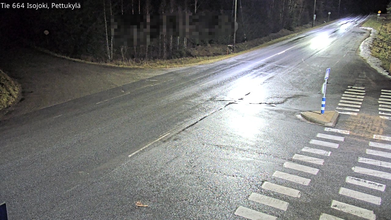Weather Camera Image Road 664 Isojoki Pettukylä, Isojoki, Etelä-Pohjanmaa