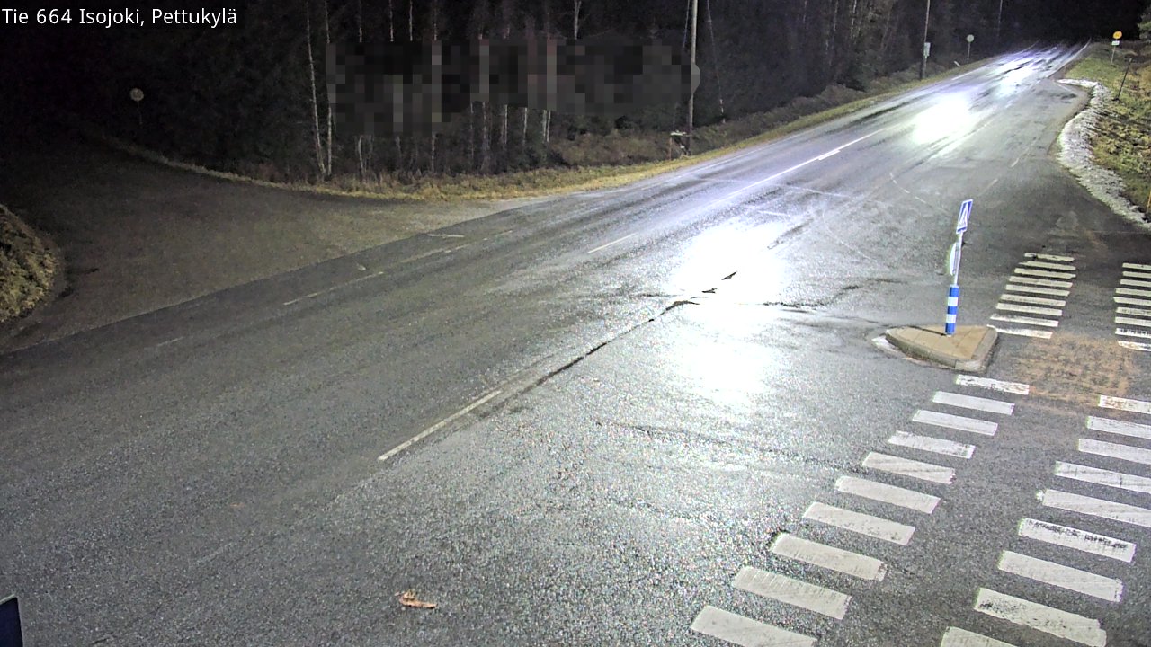 Weather Camera Image Road 664 Isojoki Pettukylä, Isojoki, Etelä-Pohjanmaa