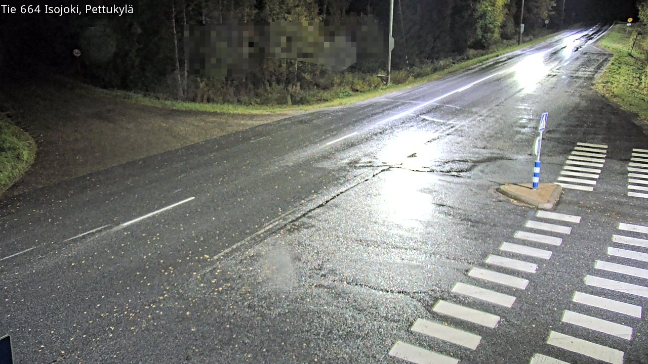 Weather Camera Image Road 664 Isojoki Pettukylä, Isojoki, Etelä-Pohjanmaa