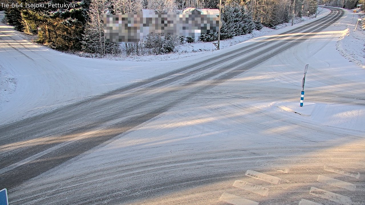 Weather Camera Image Road 664 Isojoki Pettukylä, Isojoki, Etelä-Pohjanmaa