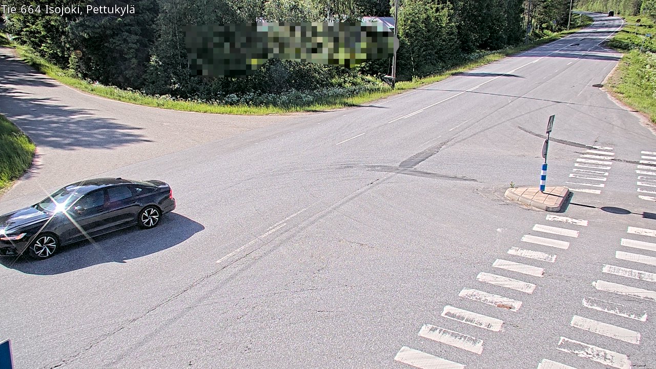Weather Camera Image Väg 664 Storå Pettukylä, Isojoki, Etelä-Pohjanmaa