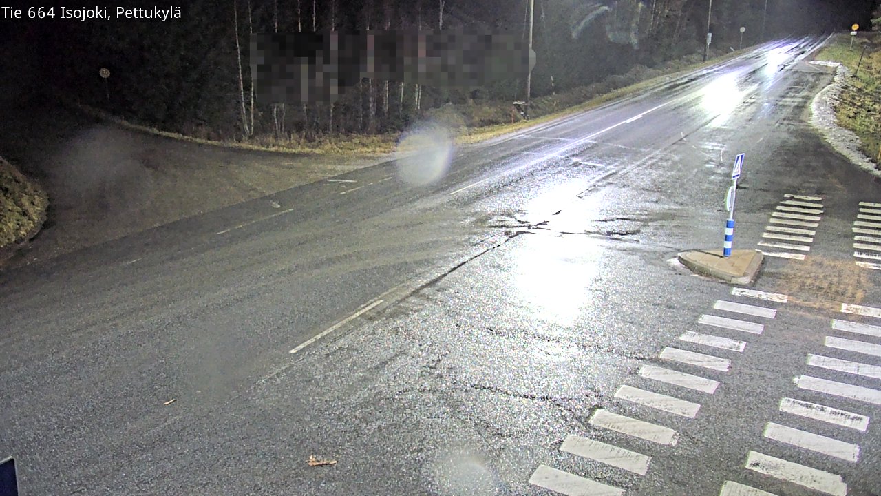 Weather Camera Image Road 664 Isojoki Pettukylä, Isojoki, Etelä-Pohjanmaa