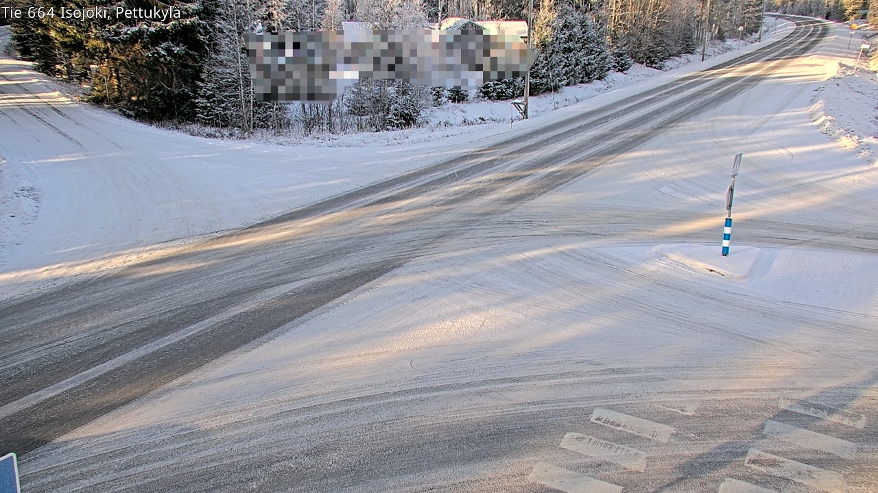 Weather Camera Image Road 664 Isojoki Pettukylä, Isojoki, Etelä-Pohjanmaa