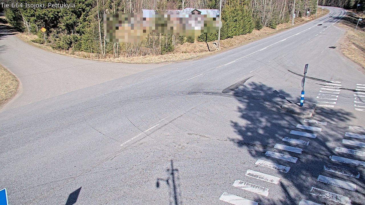 Weather Camera Image Väg 664 Storå Pettukylä, Isojoki, Etelä-Pohjanmaa