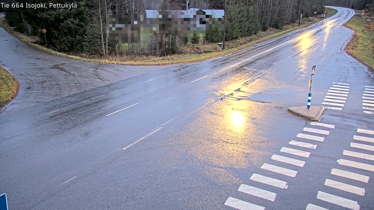Weather Camera Image Väg 664 Storå Pettukylä, Isojoki, Etelä-Pohjanmaa