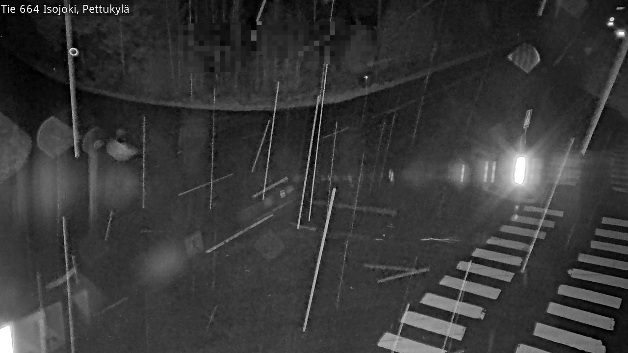 Weather Camera Image Väg 664 Storå Pettukylä, Isojoki, Etelä-Pohjanmaa