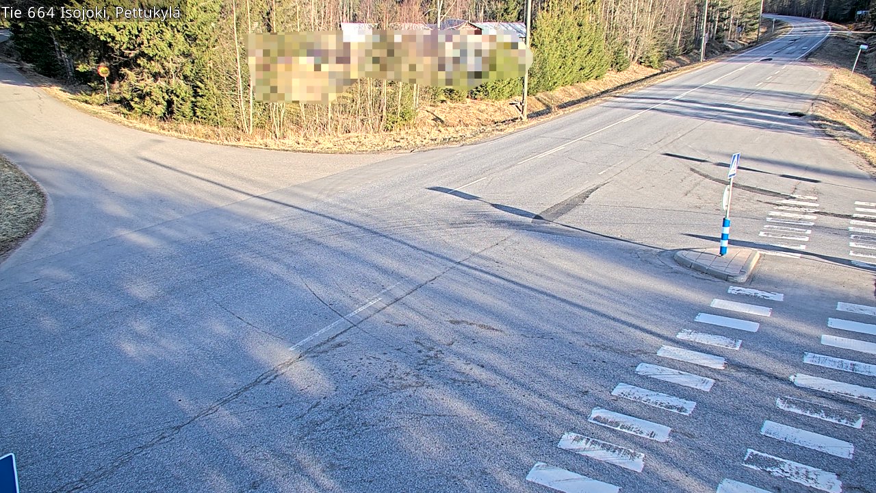 Weather Camera Image Väg 664 Storå Pettukylä, Isojoki, Etelä-Pohjanmaa
