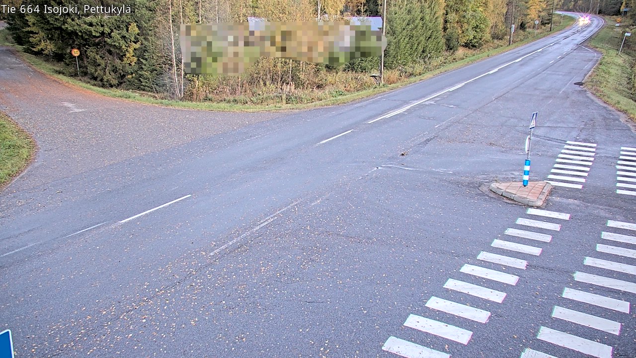 Weather Camera Image Road 664 Isojoki Pettukylä, Isojoki, Etelä-Pohjanmaa